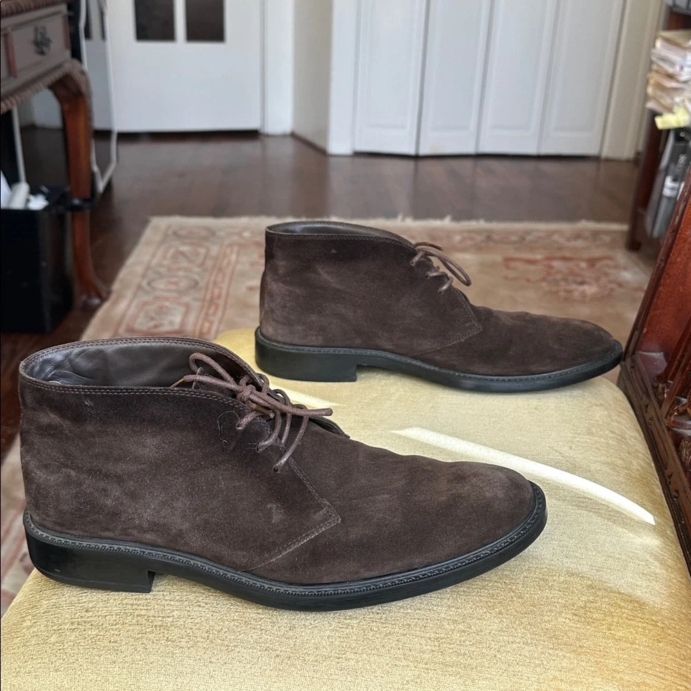 Tod’s Brown Suede Chukka Boots Men's Size US 9.5